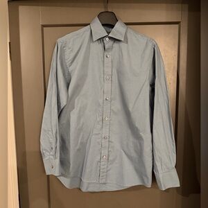 Mens Banana Republic Relaxed Button Down Blue Shirt size Small